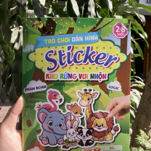 Trò chơi dán hình - Khu rừng vui nhộn